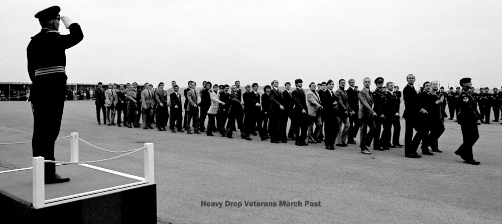 Ex Heavy Drop Veterans march Past
